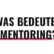Was bedeutet Mentoring?
